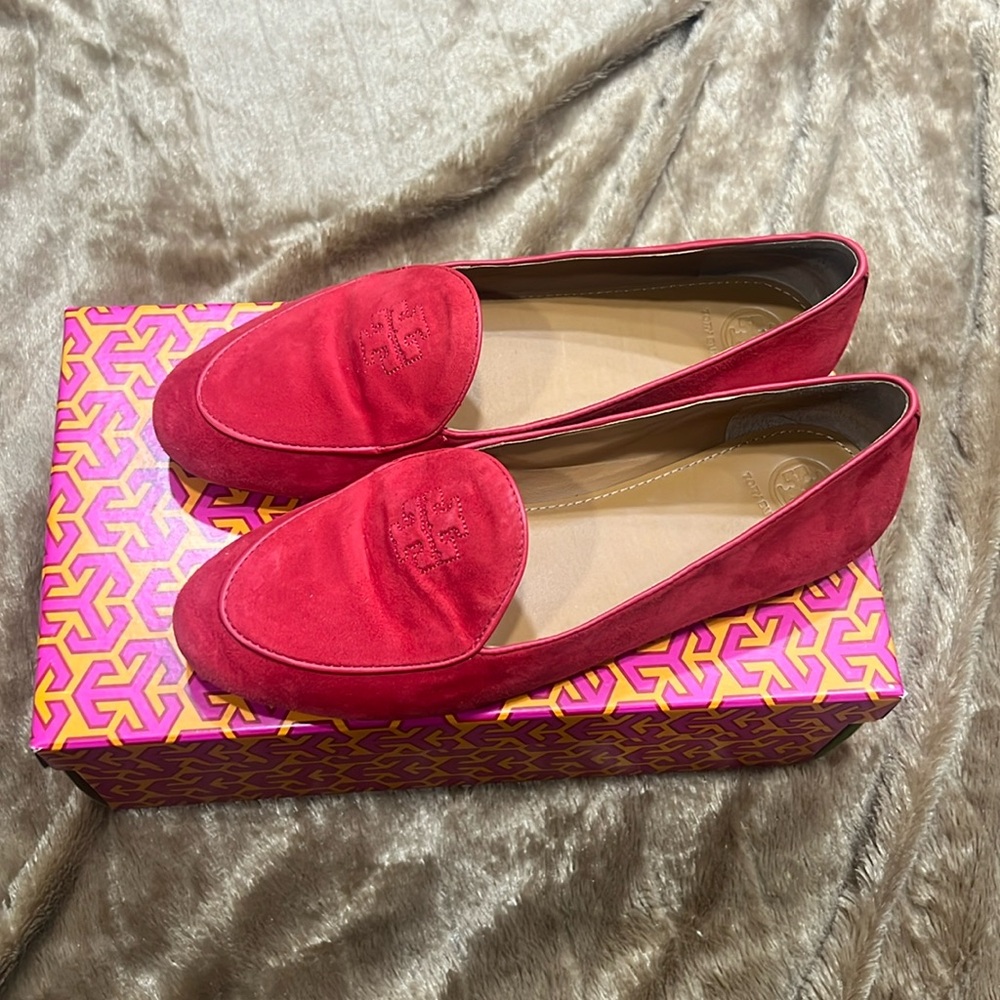 Tory Burch Red Flats